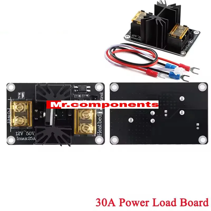 3D Printer Heated Bed 25A 30A Power Module /Hotbed MOSFET Expansion Board Inc 2pin Lead With Cable for Anet A8 A6 A2 Ramps 1.4