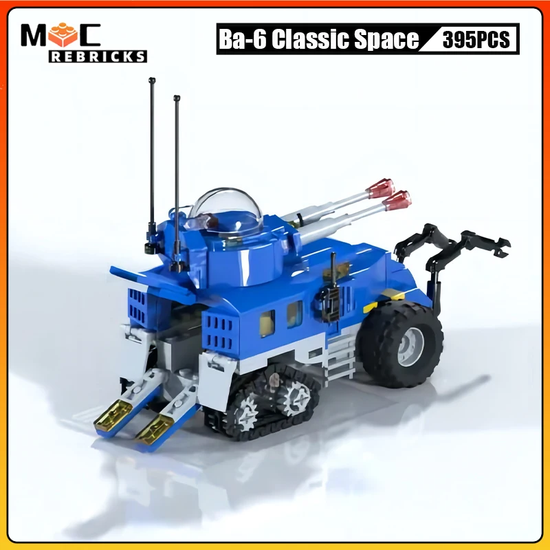 Military Series Ba-6 Classic Space Tank Armored Vehicle MOC Building Blocks   DIY Assembly Bricks Model Kid‘s Toys Gifts Set
