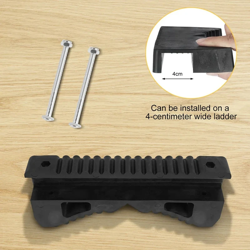 Steep Ladder Accessory Anti-Slip Ladder Stabilizer Sturdy Ladder Rail Scratch Protection Durable- Ladder Accessory
