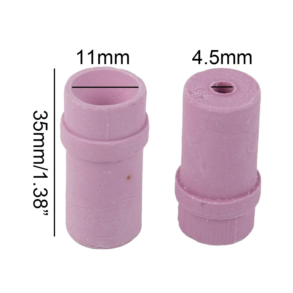 10pcs Ceramic Nozzles Welding Gun Torch Tip Nozzle Shield Cup Tool Part Accessories 4.5mm 5mm 6mm 7mm Sandblaster Ceramic Nozzle