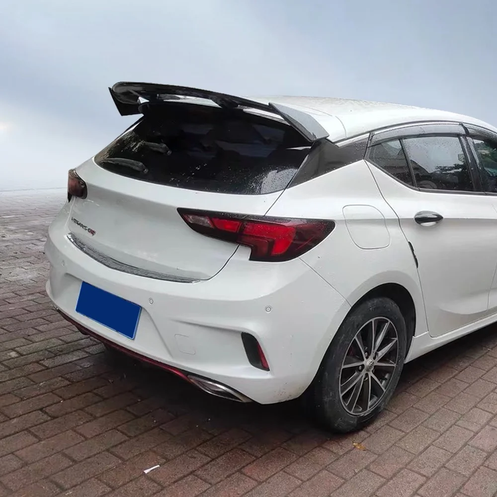 

For Opel Astra K/2015-2018 Roof Spoiler Wing ABS Plastic Car Trunk Tail Lip Accessories Body Kit,MT Style