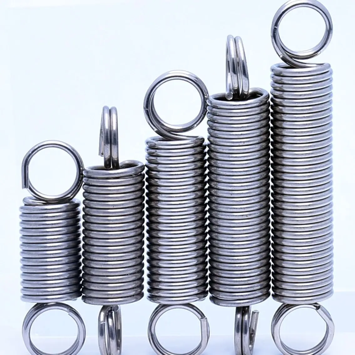 

1PCS 304 Stainless Steel Long Tension Spring 300mm With Double Coil Tension Spring 2.5/3.0/4.0mm Tension Return Spring