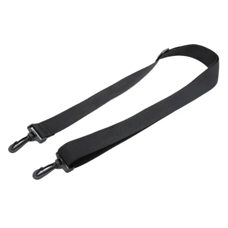Universell verstellbarer Ersatz-Schultergurt, schwarz, lang, einfach zu installieren für Handtasche, Umhängetasche, täglicher Pendelverkehr – Detail 7