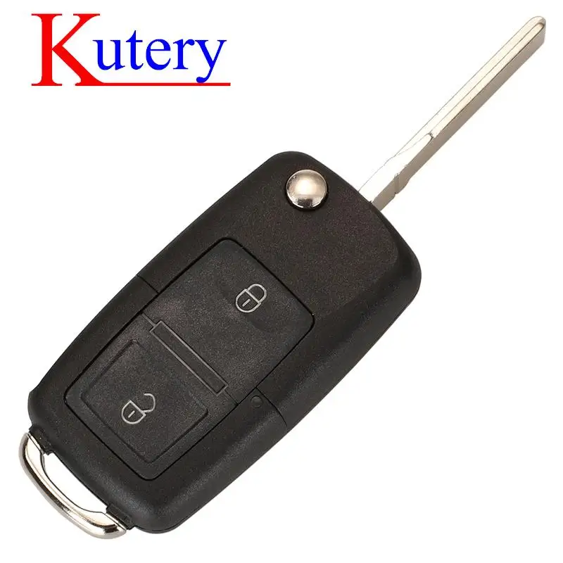 jingyuqin 2BTN 1J 0959753 AG/1M 0959753 E 434MHz ID48 Chip Flip Remote Key Fob do VW Beetle Bora Golf Passat Polo Transporter T5