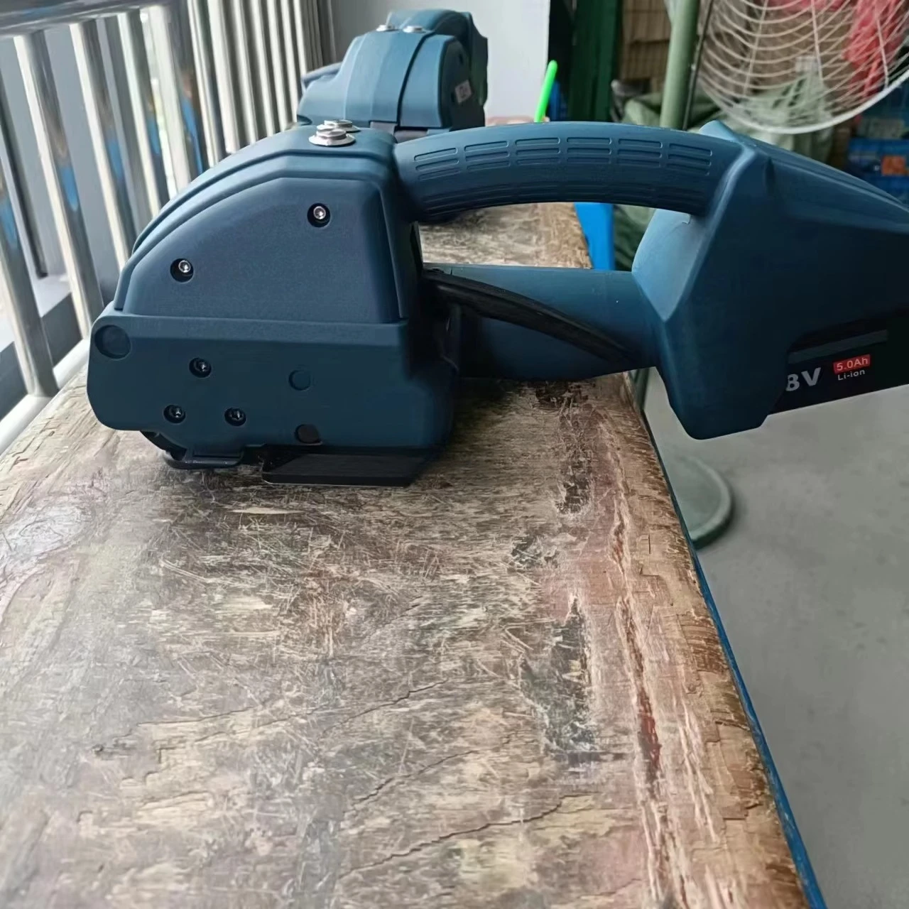 Q1 Q2 Q2L ماكينة تغليف أدوات تجليد أوتوماتيكية من البوليستر البولي بروبيلين محمولة باليد مكبس بلاستيكي كهربائي مع حزام 13-16 مللي متر #3