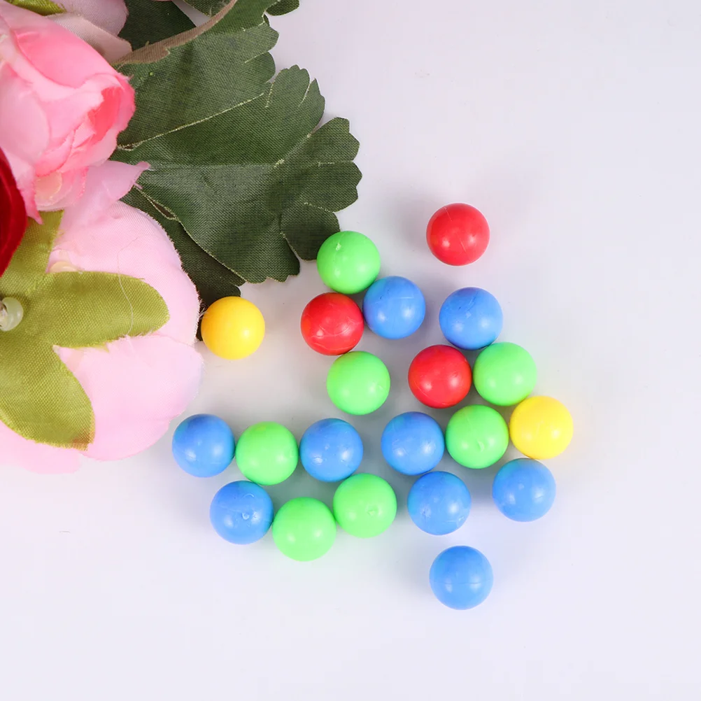 

4 Bags Marbles Colorful Beads Multicolor Loose Hippo Game Replacement Balls DIY Craft