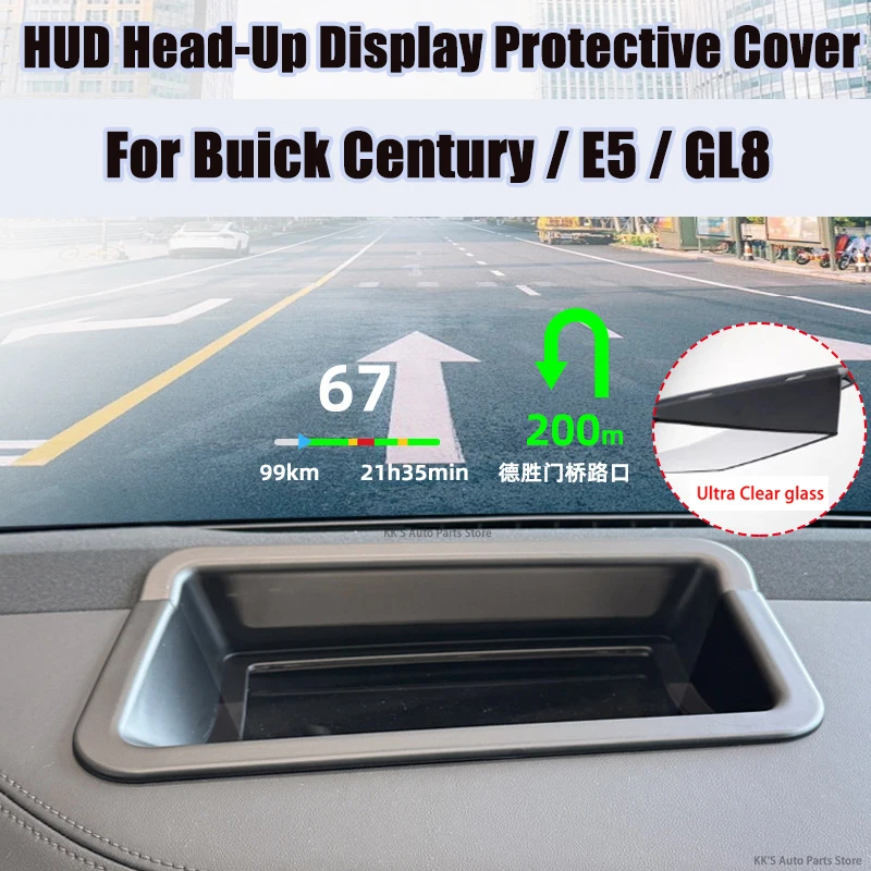 HUD Head-Up Display Protective Cover / Dashboard Dust Cover for Buick Century / E5 / GL8, Car Interior Accessories