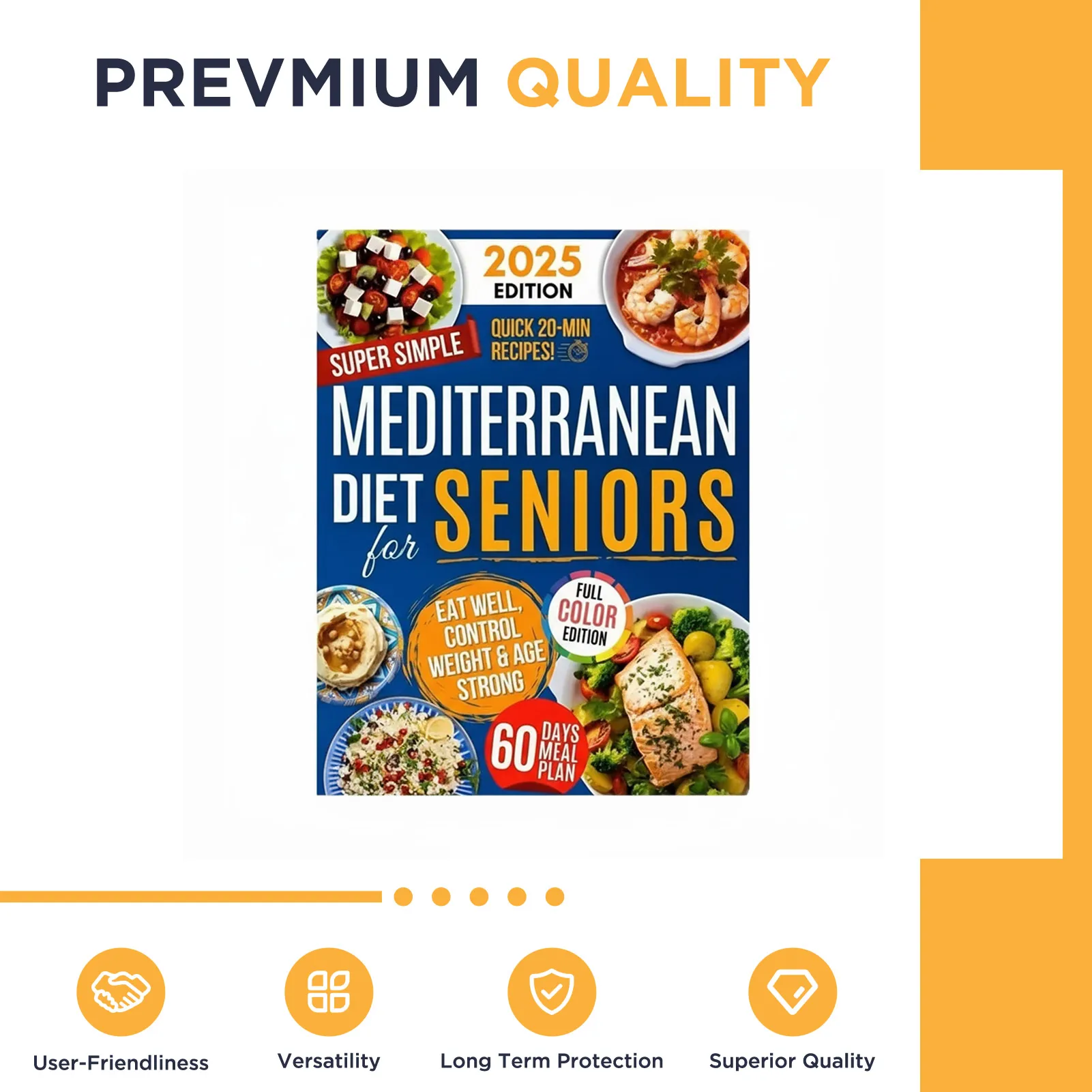 Super Simple Mediterranean Diet Cookbook for Seniors Healthy Cooking Guide with Low Sodium Low Fat Recipes
