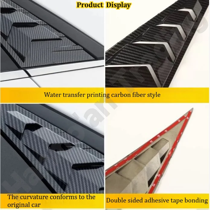 for Hyundai Elantra/Avante 2021~2024 Decorative stickers for blinds/triangular window frames/exterior decorative accessories