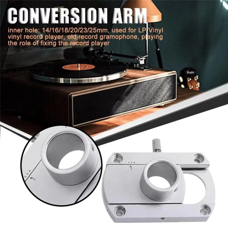 

A25P Tonearm Spacer Board Holder For SME Adapt For Turntable 22Mm Conversion Arm Plate For LP Disc Vinyl 22Mm