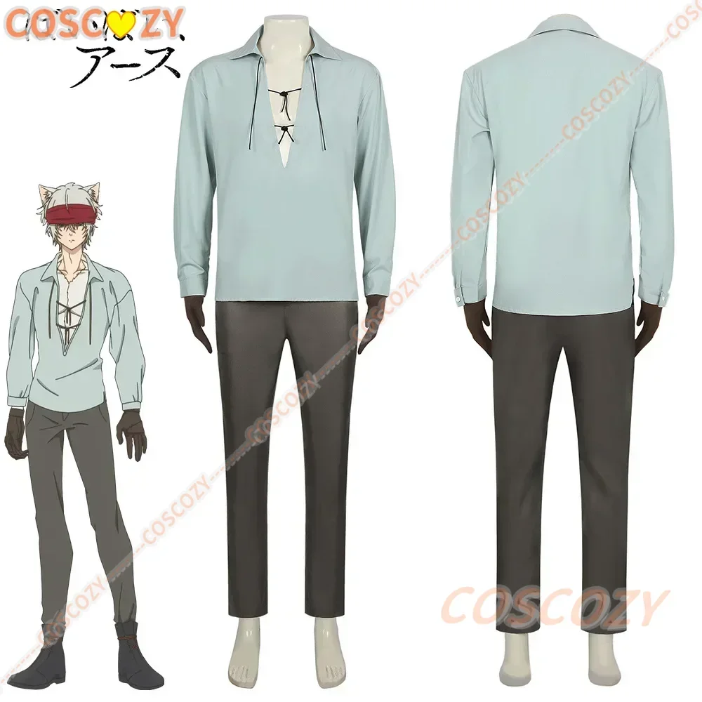 2024 New Anime Bye Bye, Earth Adenis Shery Cosplay Costume Comic Ears Cosplay Sherry Uniform Man Christmas Halloween Suit