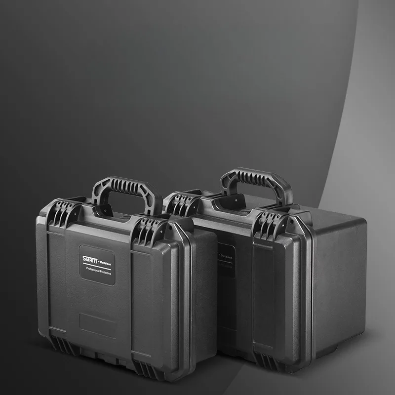 Plastic Portable Tool Box Equipment Protective Box Repair Tools Storage Case Professional Quakeproof Moisture-proof Tool Case