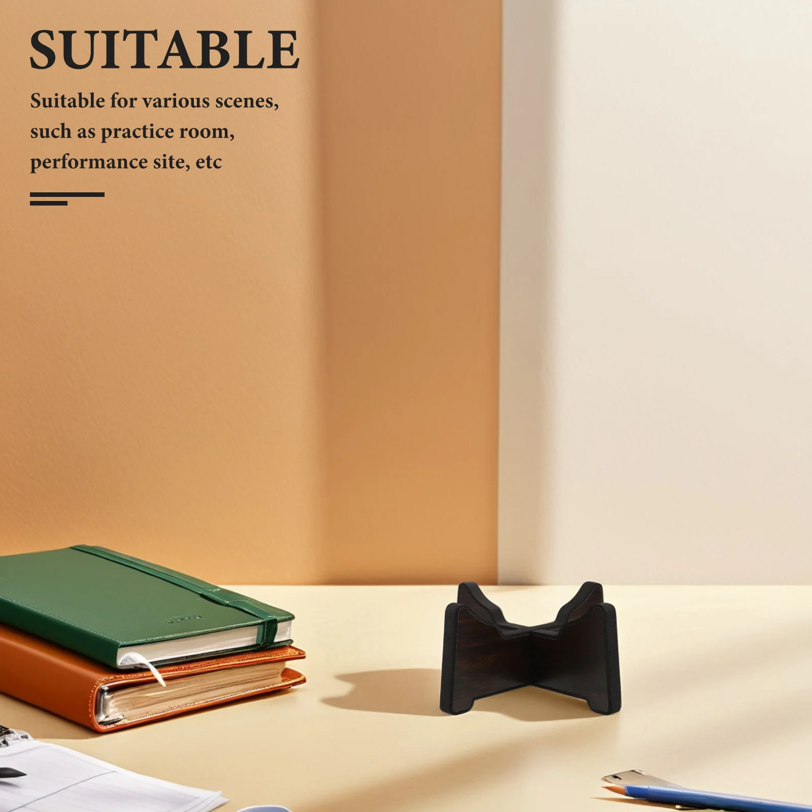 

Ethereal Drum Stand Stable Support Lightweight Detachable Wooden Drum Holder Rack for Studio Home Display Snare Stand