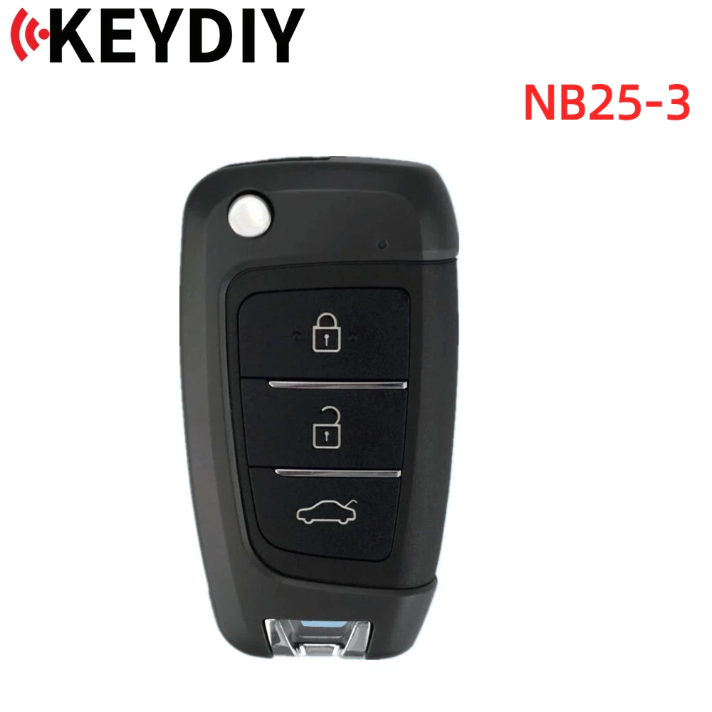 

1Piece KEYDIY KD NB25-3 Universal Flip Car Remote Keys 3 Buttons for Hyundai Type