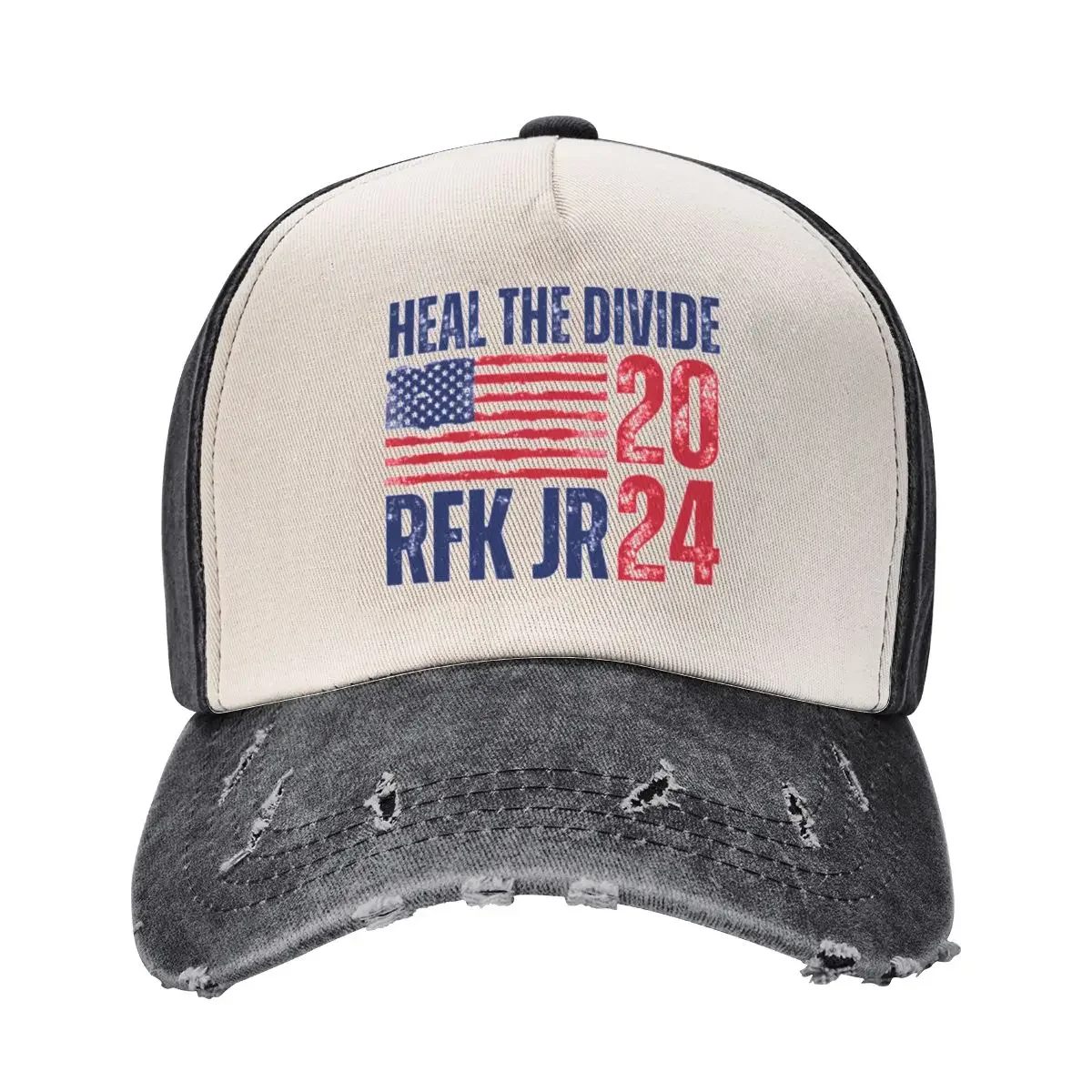 RFK JR 2024 Heal The Divide Baseball Cap Custom Cap party Hat Uv Protection Solar Hat Vintage Caps Women Men's