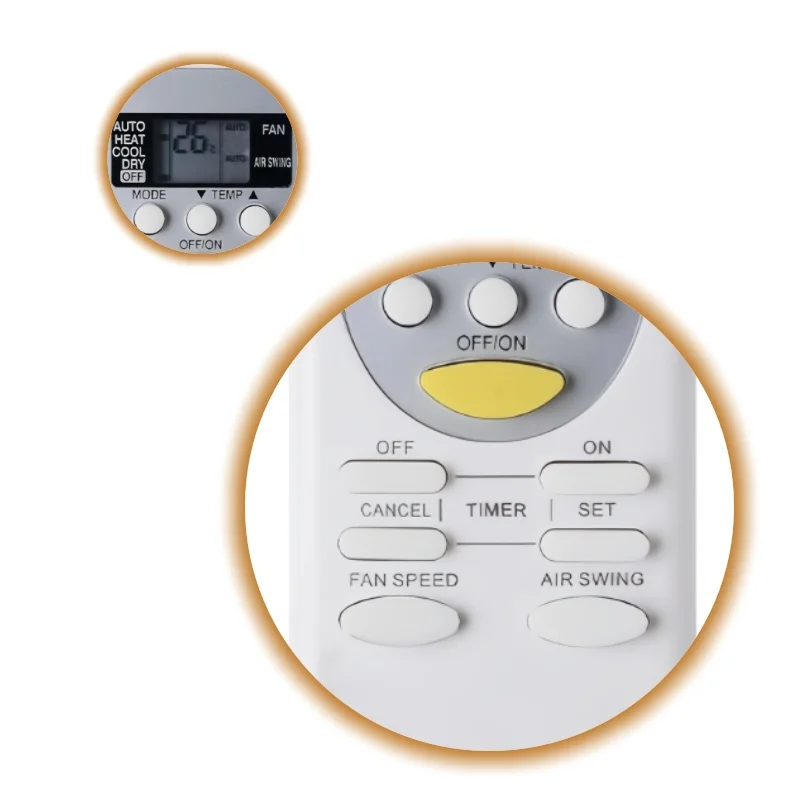 

New Replacement Remote A75C2665 for Panasonic AC - No Programming Required - Stable Signal - Sensitive Buttons - Long Distance C