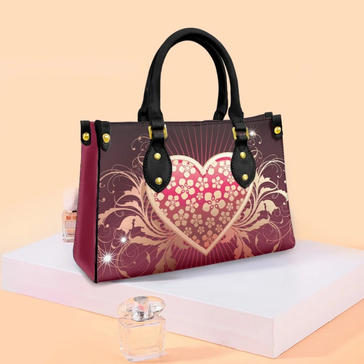 FORUDESIGNS Creative Love Bags Romantic Valentine's Day Gift Handbags Luxury Female Sweet Eternal Bag for Wife Girlfriend