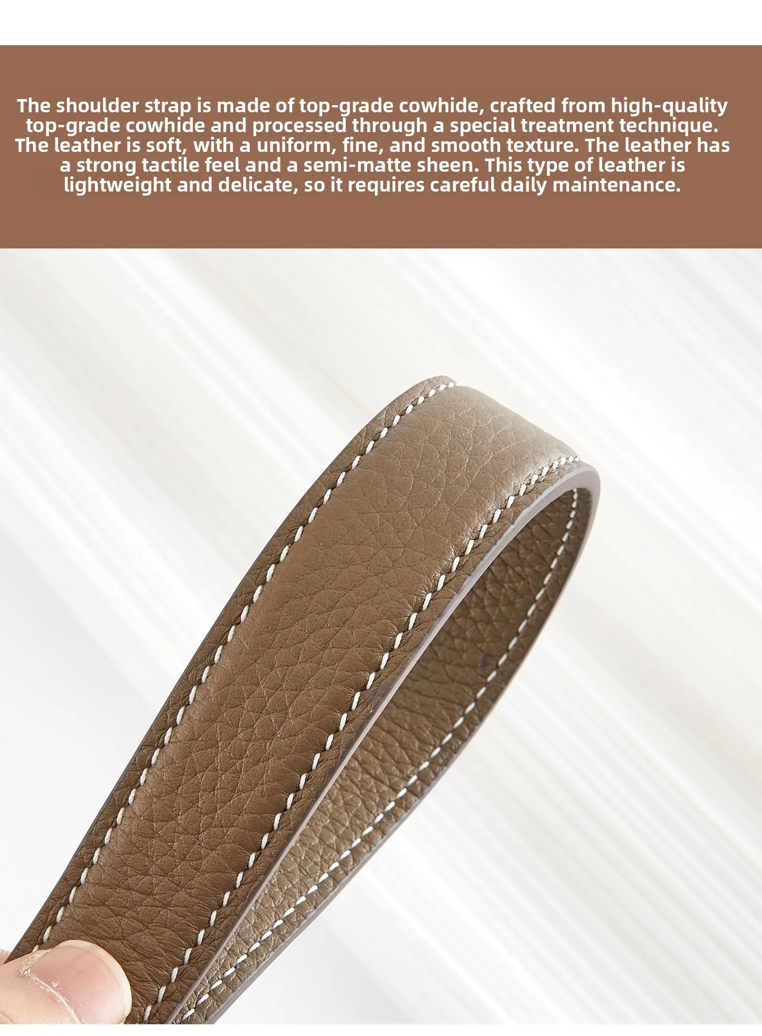 Leather Replacement Crossbody Bag Strap For Evelyne 23 29 Durable Fashion Good Quality Bag Modification Bag Accessories