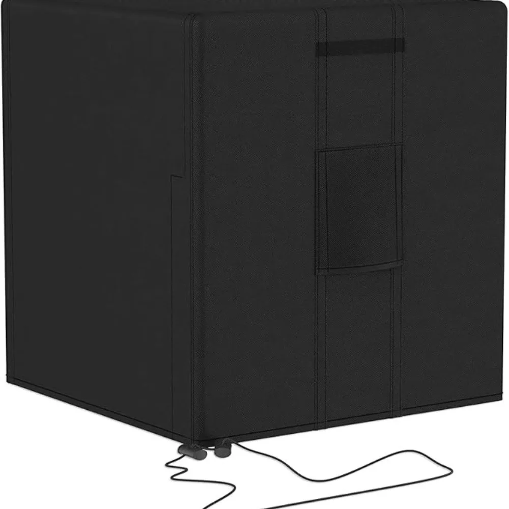 Central AC Outdoor Unit Specific Square Vertical Cover, Dustproof Rainproof Sunproof Full Coverage, Protector Design