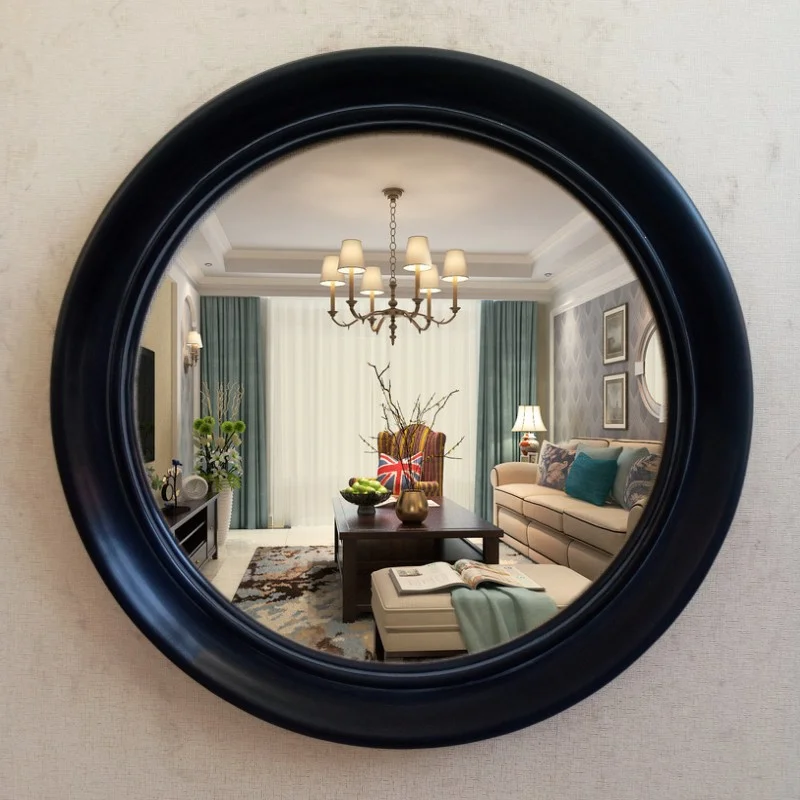 Big Decorative Mirror Wall Aesthetic Bathroom Round Bedroom Decorative Mirror Shower Makeup Espejo Decorativo Room Decor