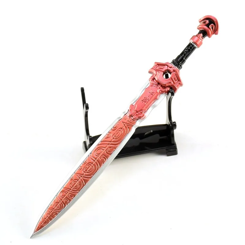 20cm/7.87in The Legend of Qin Anime Peripheral Weapon Models Ganjiang Sword Crafts Toys Ornaments Collection Desktop Display Boy