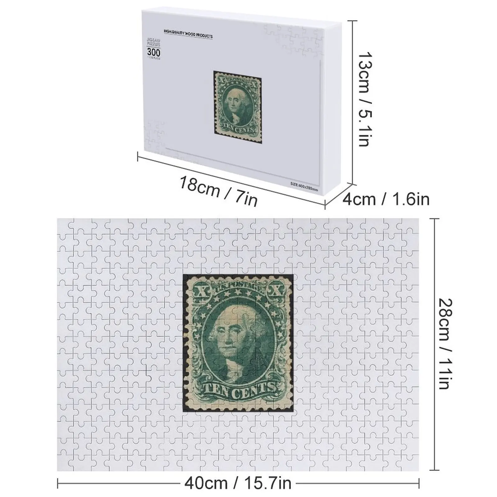 Dez centavos quebra-cabeça personalizável presente da criança foto presentes personalizados presente personalizado quebra-cabeça personalizado