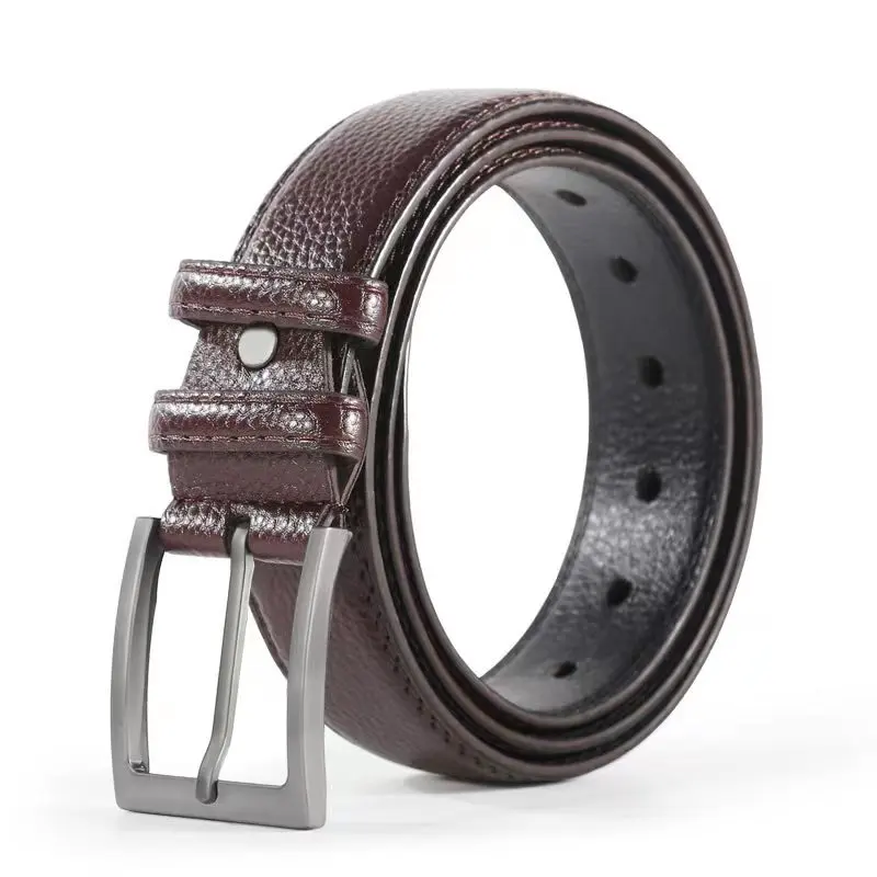 Men Belt Leather Belt Luxury Designer Alloy Pin Buckle Belts Men Pu Fashion Strap Male Jeans for Man Casual