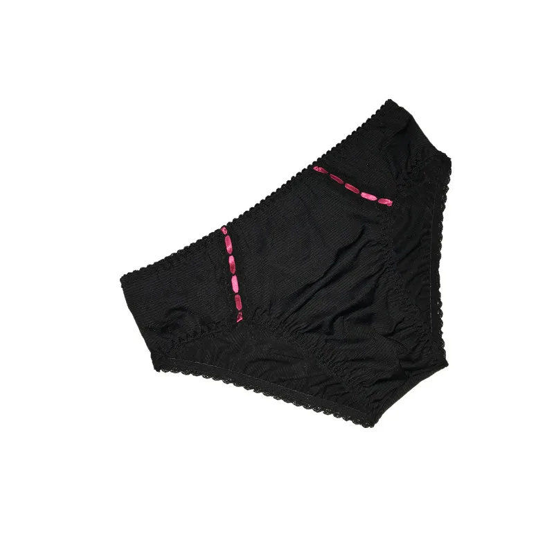 New men's sexy Briefs Sissy lace stretch personal fit Soft Comfortable Panties Men Silky smooth underwear