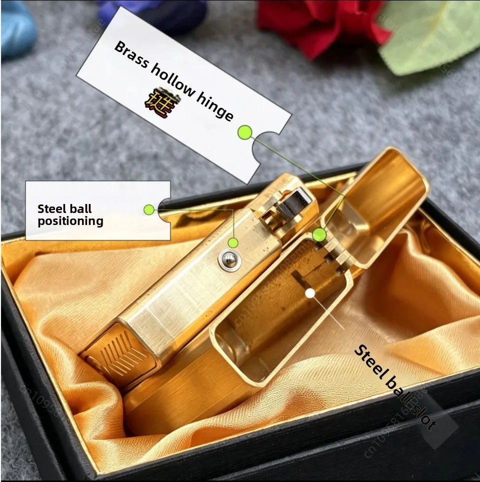 2026 Neu 1937 Messing CNC-integriertes Super-Inner-Armor-Winddichtes Feuerzeug, Zigarettenzubehör, Herren-Geschenk