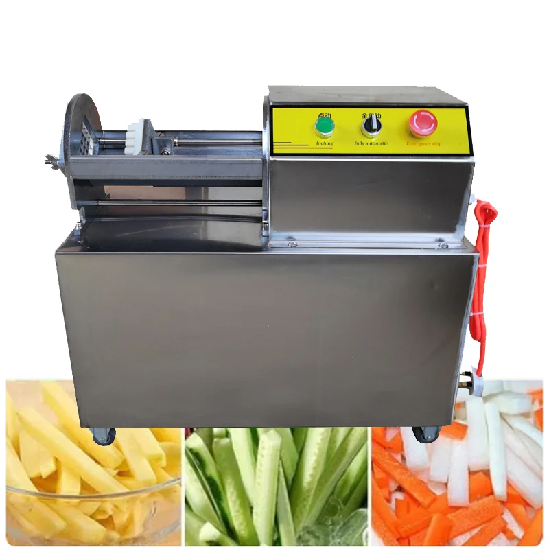 

Commercial Electric French Fries Machine Stainless Steel Vegetable Cutting Machine Potato Slicer Fries Cutting Machine