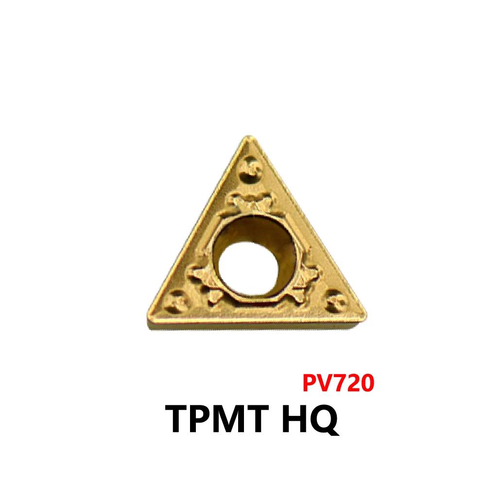 Original TPMT090204HQ TPMT110304HQ PV720 Carbide Inserts TPMT090204 TPMT110304 HQ CNC Lathe Cutter TPMT0902 TPMT1103 TPMT 110304