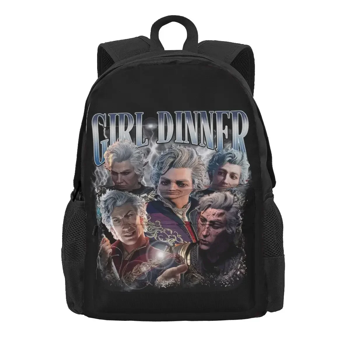 

Astarion Baldurs Gate 3, винтажный рюкзак для ужина для девочек, сумка для книг для мальчиков и девочек, детские школьные сумки, дорожный рюкзак, сумка на плечо