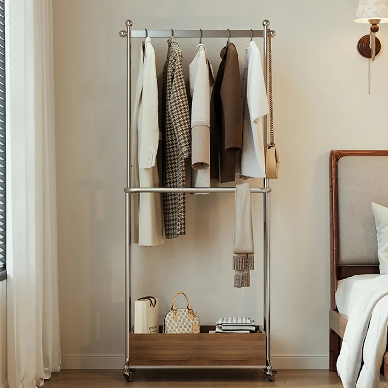 Trendy Standing Coat Racks Organizer Garment Indoor Living Room Aesthetic Coat Racks Modern Porte Manteau Living Room Decoration