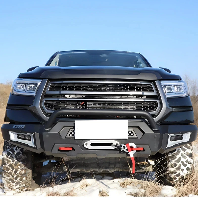 High Quality Spartan Style Screw-On Steel Front Bumper Bull Bar, 4x4 Off Road Auto Exterior Modification Accessories