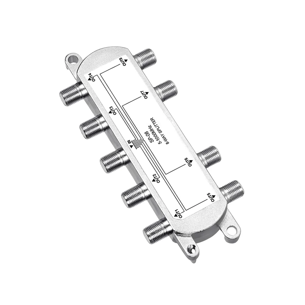 8 طريقة منفذ التلفزيون إشارة Diplexer Sat الفاصل الموحد الأقمار الصناعية Sat محوري Diplexer كابل التبديل الجلاد للتلفزيون إشارة الفاصل