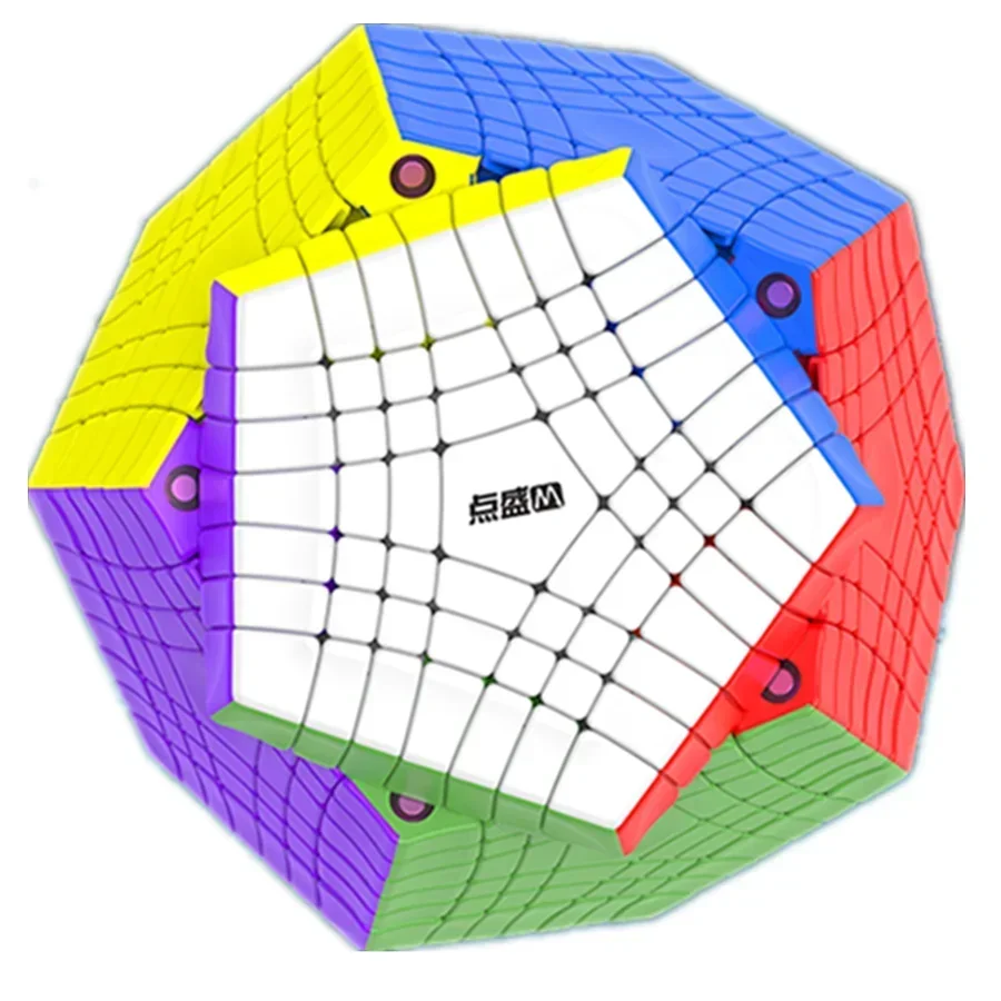 Diansheng 갤럭시 7x7 마그네틱 프리미엄 테라민스 캐빈 포지셔닝 아크 대회 스페셜 전문 큐브 매직 퍼즐 장난감 