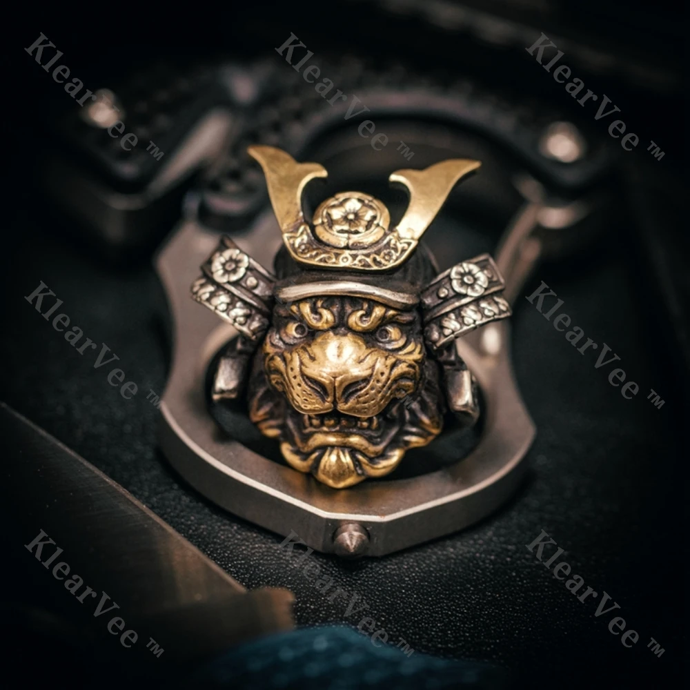 

Тигр воин EDC уличный инструмент латунный нож из бисера зонтик веревка кулон DIY аксессуары для рюкзака брелок аксессуары