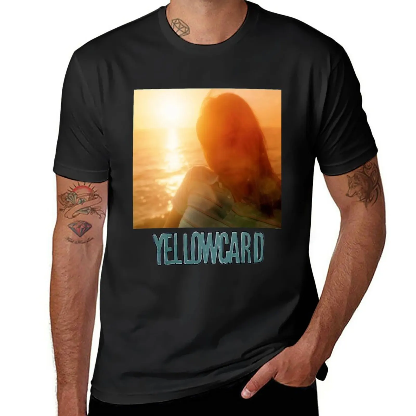 New Men_S Yellowcard Ocean Avenue 34 Sleeve Raglan Baseball T-Shirt funny t shirt Short t-shirt mens graphic t-shirts anime