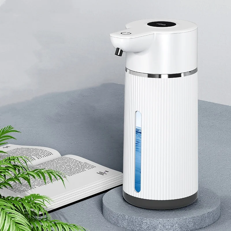 

STLF USB Rechargeable Smart Automatic Touchless Foam Soap Dispenser Wall-Mounted Liquid Soap for Hotels Bathrooms Touch-Free for