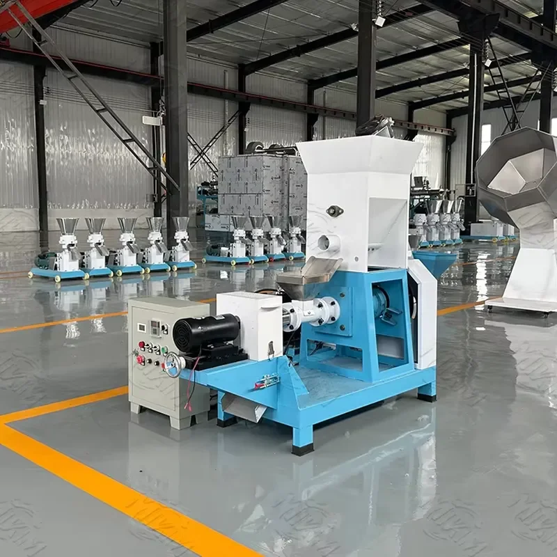 Feed Making Machine Small Pet Cat Dog Food Maker Fish Feed Extruding Machine Rabbit Feed Granulator Machine