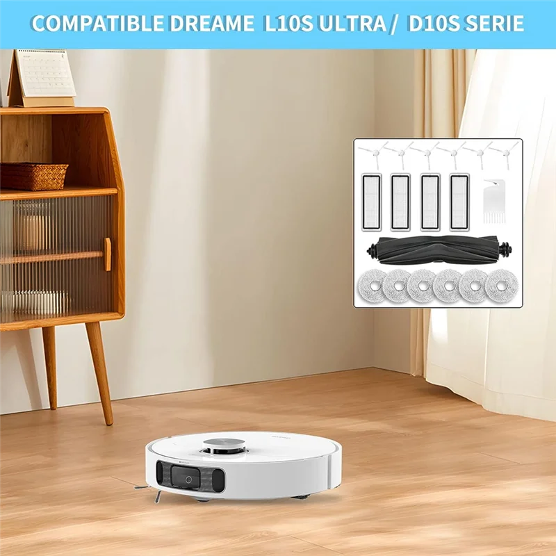 Новые аксессуары для робота-пылесоса Dreame L10S Ultra, L10 Ultra с основной щеткой HEPA-фильтром