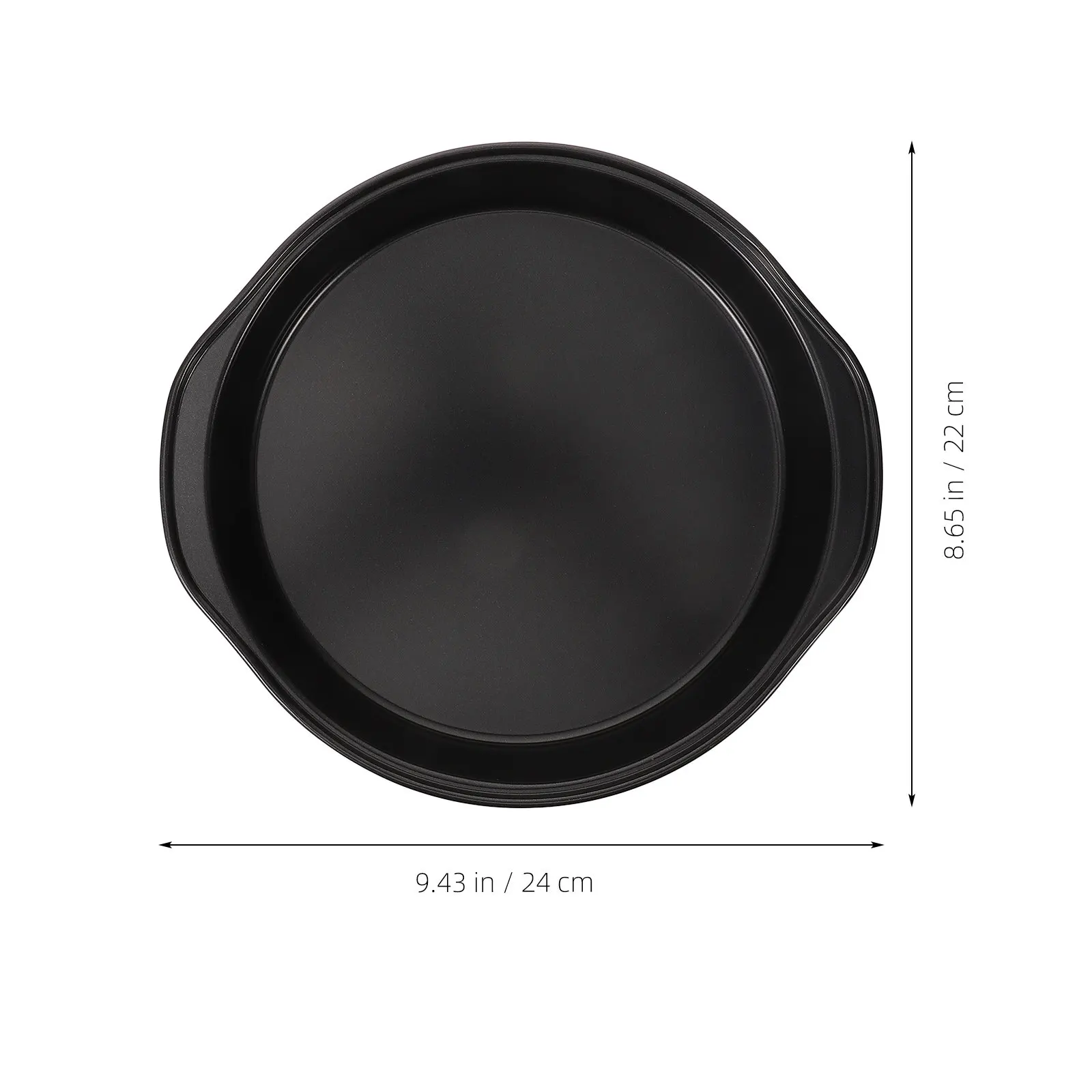 Carbon Steel Nonstick Pizza Pan Baking Tray Oven Baking Tool Even Heat Distribution Scratch Resistant for Family Kitchen