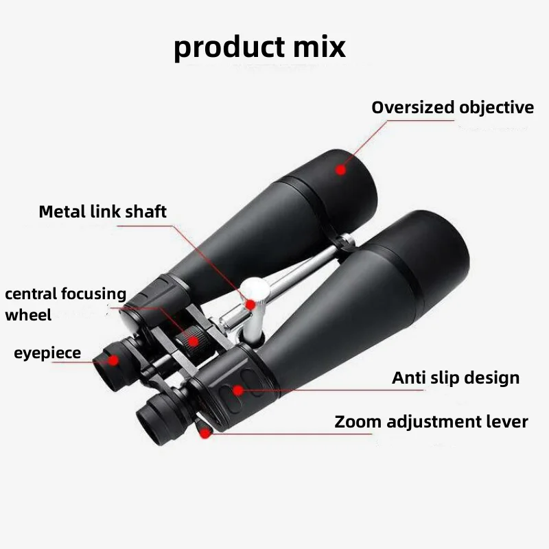 30-260x160 High Magnification Long Range Zoom 10-60 Times Hunting Telescope Binoculars HD Professiona Zoom