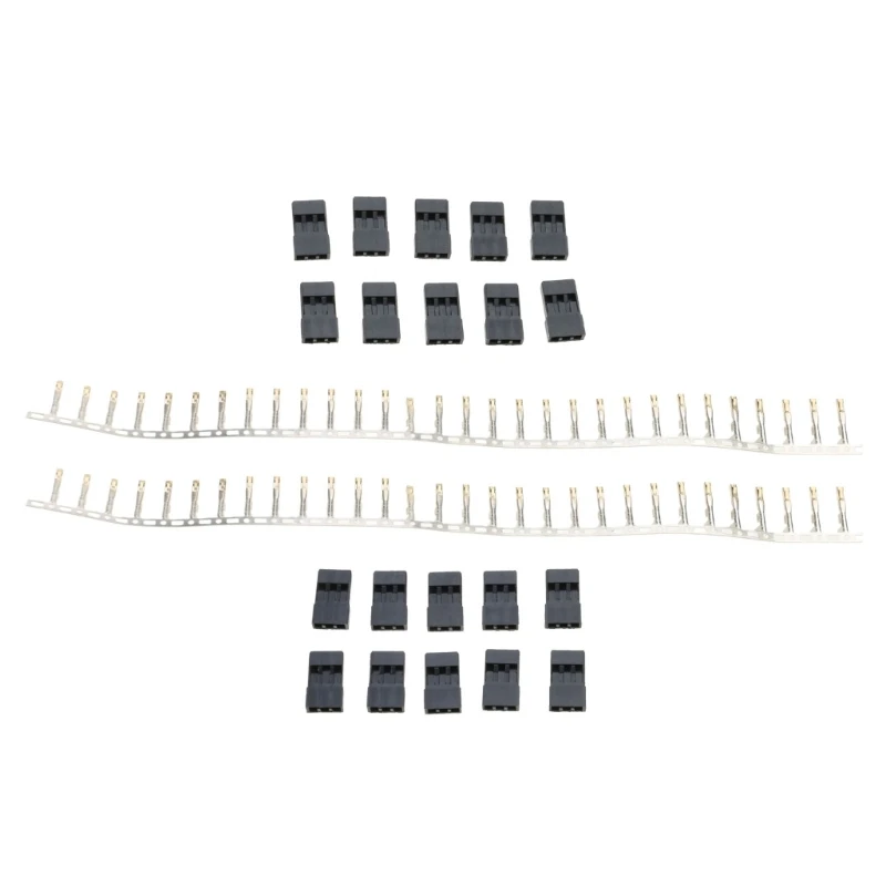 For Futaba Servo Plugs Female/Male 10/20Sets Diy Extension Wire Terminals Crimps Pin