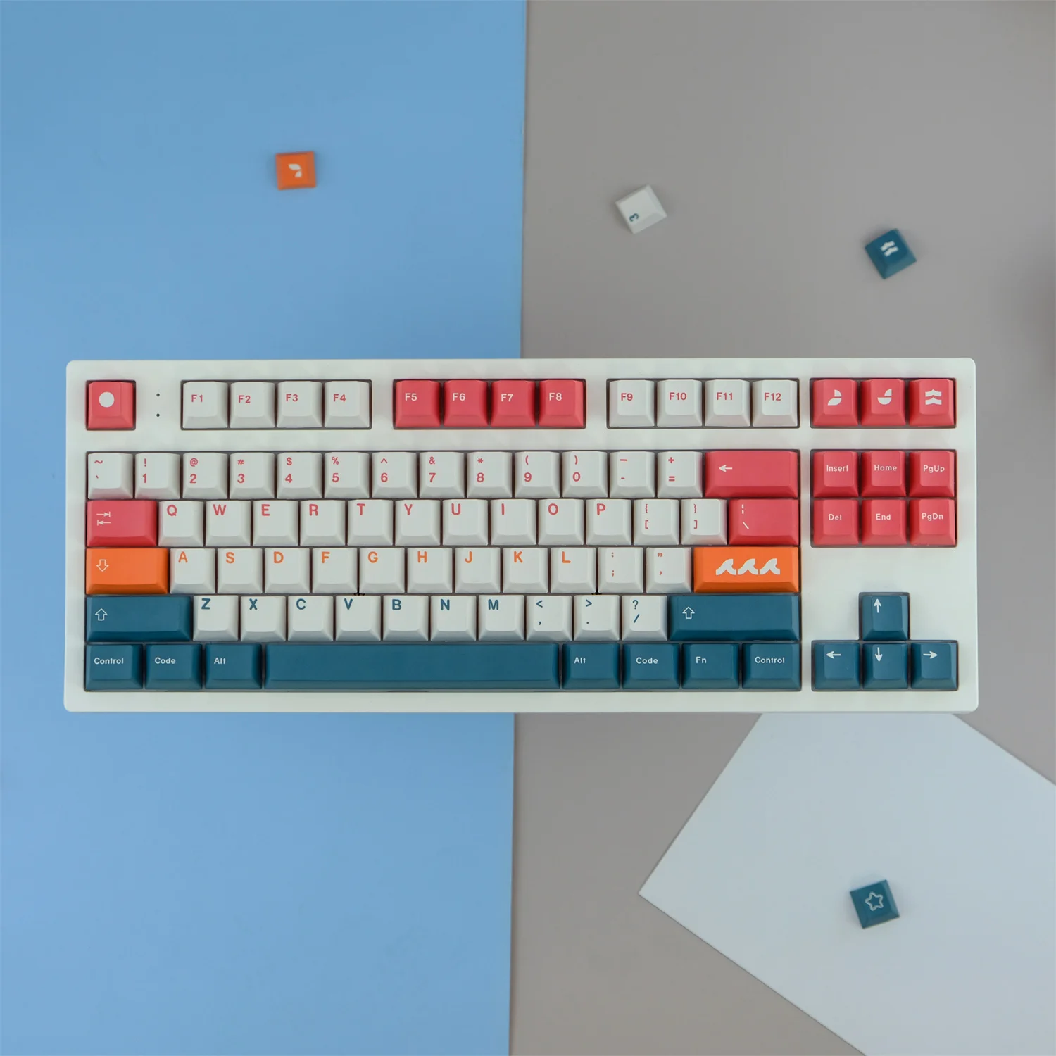 129 Keys/set GMK Salt Lake Keycaps PBT Dye Subbed Keycap For Keychron 65% 75% Anne Poker GH60 GK64 FL980 Cherry Profile Key Caps