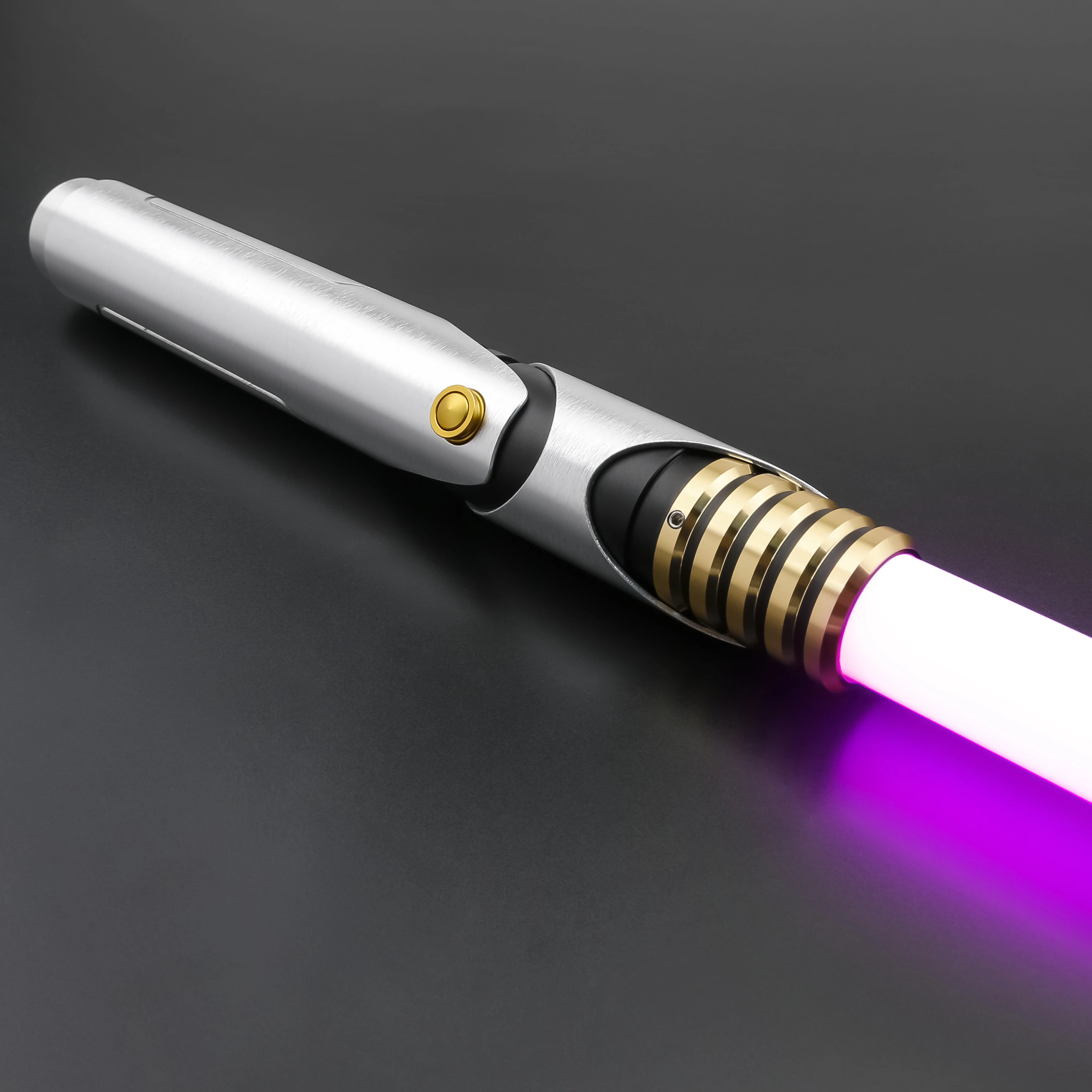 TXQSABER Depa Billaba Replica Lightsaber Heavy Dueling Metal Hilt Jedi Light Sword 12Colors 27Sounds Neo Pixel Laser Cosplay Toy