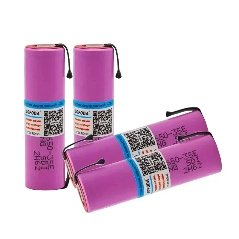 18650 3500 mAh 13Adischarge INR18650 35E INR18650-35E 18650 li-ion 3.7 battery rechargeable battery + DIY nicke