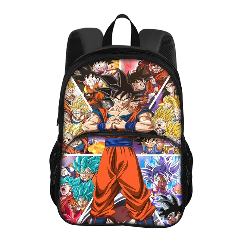 Dragon Ball Goku Anime Children Large Capacity Backpack Students School Bags for Girls Boys Cartoon Bookbag Travel Backpack