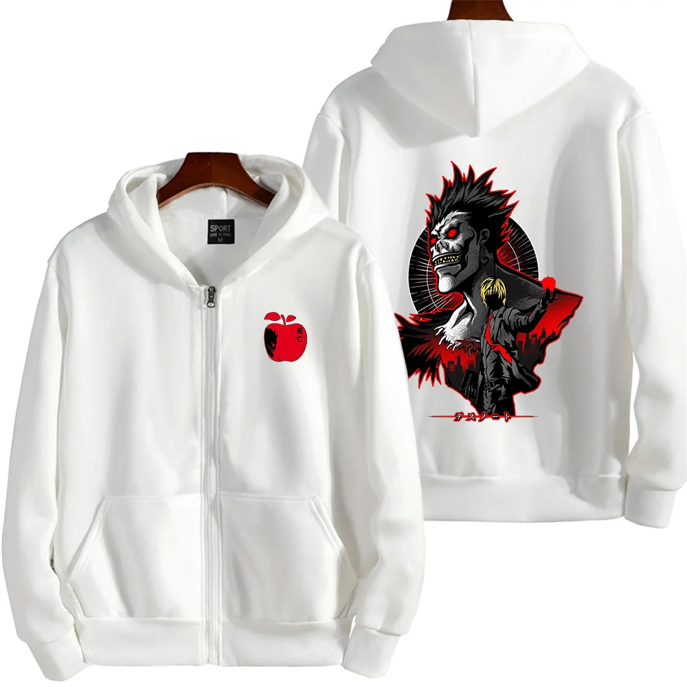 Anime DEATH NOTE Yagami Light Ryuk Print Hoodies Couple student street sports casual Hoodies