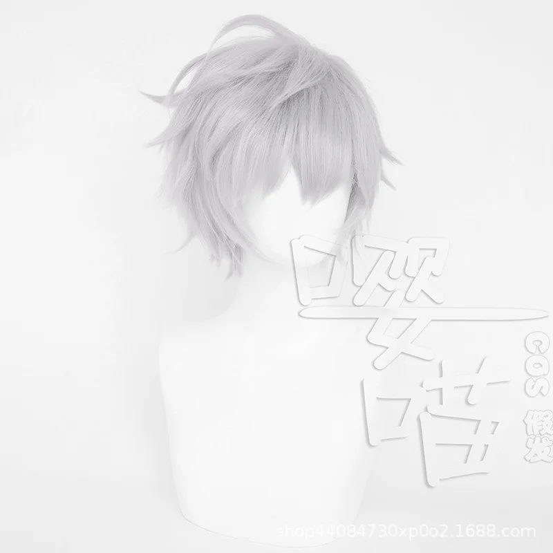 Peluca de EVA de Anime Ayanami Rei, pelucas sintéticas, pelo resistente al calor, disfraces de fiesta de Halloween, pelucas de Cosplay de Anime Nagisa Kaworu